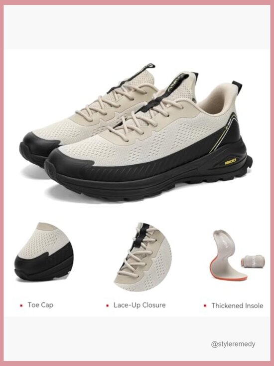 Lightweight Breathable Trail Running Shoes Non Slip Shock Absorbing Sneakers main image 4